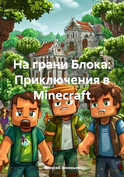Обложка книги  «На грани Блока: Приключения в Minecraft»