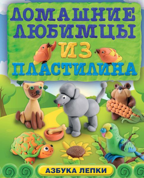 Обложка книги «Домашние любимцы из пластилина»