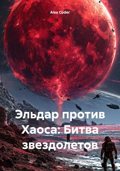 Обложка книги  «Эльдар против Хаоса: Битва звездолетов»