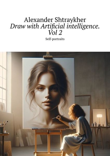 Обложка книги «Draw with Artificial intelligence. Vol 2. Self-portraits»