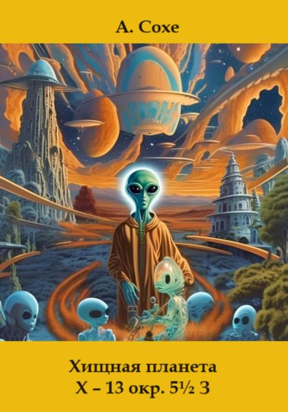 Обложка книги «Хищная планета Х – 13 окружность пять с половиной в Зодиаке»