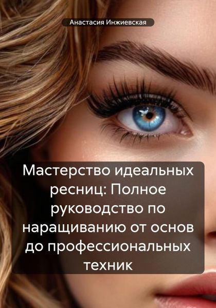 Обложка книги  «Мастерство идеальных ресниц: Полное руководство по наращиванию от основ до профессиональных техник»