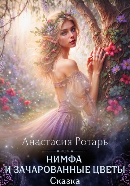 Обложка книги  «Нимфа и зачарованные цветы»