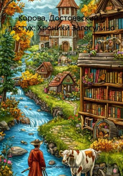 Обложка книги «Корова, Достоевский и пастух: Хроники Загогулино»