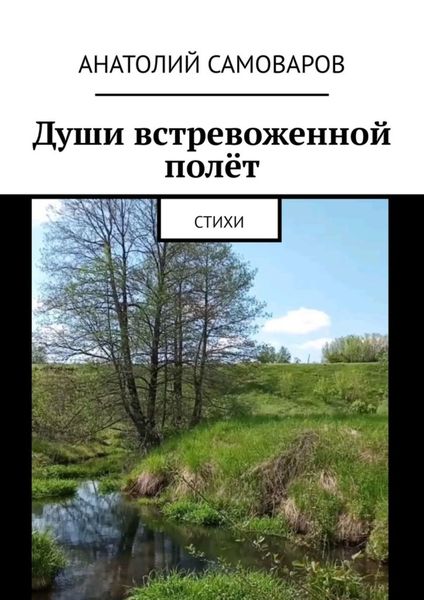 Обложка книги  «Души встревоженной полёт. Стихи»