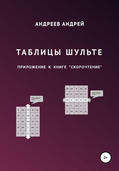 Обложка книги  «Таблицы Шульте»