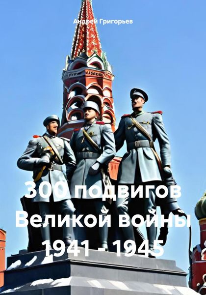 Обложка книги  «300 подвигов Великой войны 1941 – 1945»