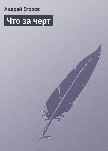 Обложка книги  «Что за черт»