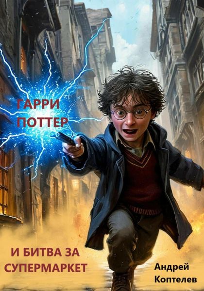 Обложка книги «Гарри Поттер и битва за супермаркет»
