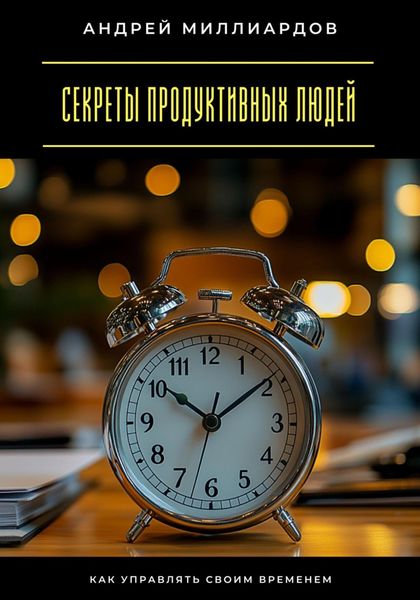 Обложка книги  «Секреты продуктивных людей. Как управлять своим временем»