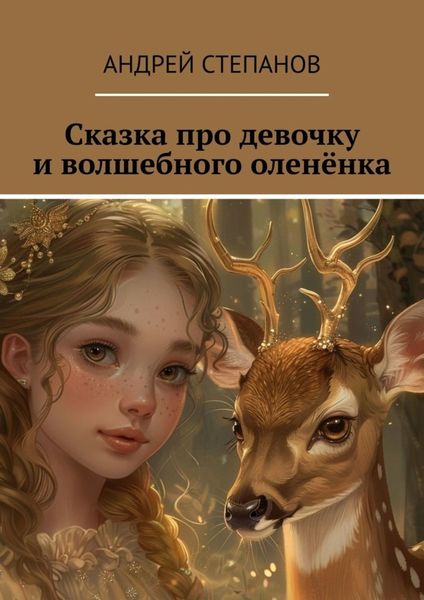 Обложка книги  «Сказка про девочку и волшебного оленёнка»
