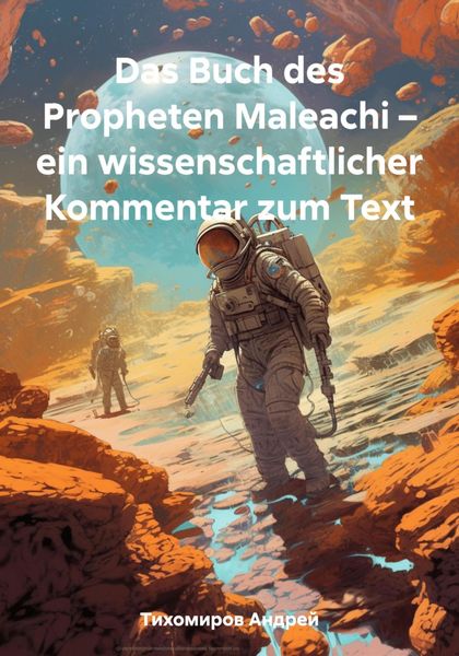 Обложка книги «Das Buch des Propheten Maleachi – ein wissenschaftlicher Kommentar zum Text»