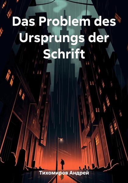 Обложка книги  «Das Problem des Ursprungs der Schrift»