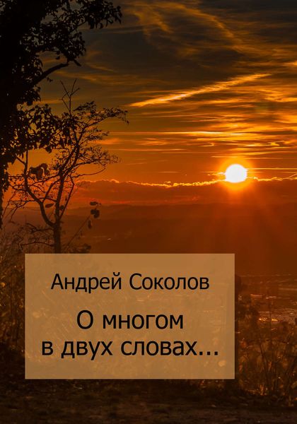 Обложка книги  «О многом в двух словах…»