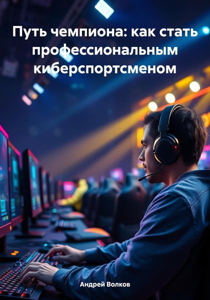 Обложка книги  «Путь чемпиона: как стать профессиональным киберспортсменом»