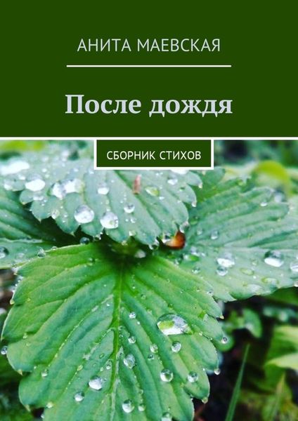 Обложка книги «После дождя. Сборник стихов»