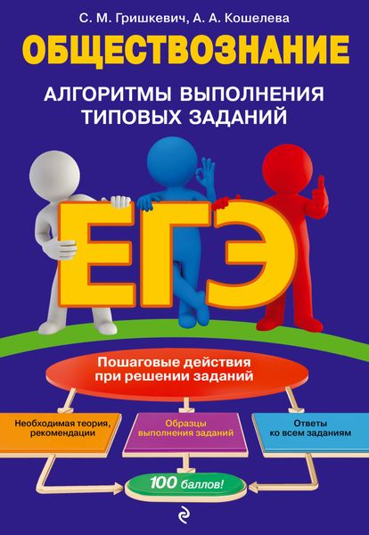 Обложка книги «ЕГЭ. Обществознание. Алгоритмы выполнения типовых заданий»