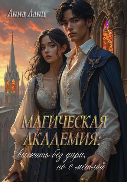 Обложка книги  «Магическая Академия: выжить без дара, но с метлой»