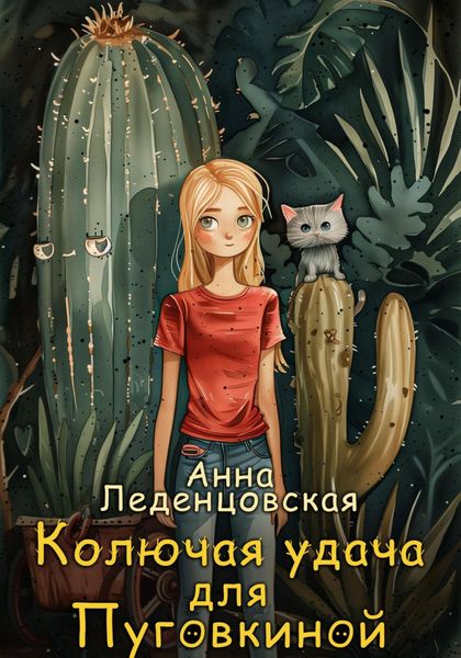 Обложка книги «Колючая удача для Пуговкиной»