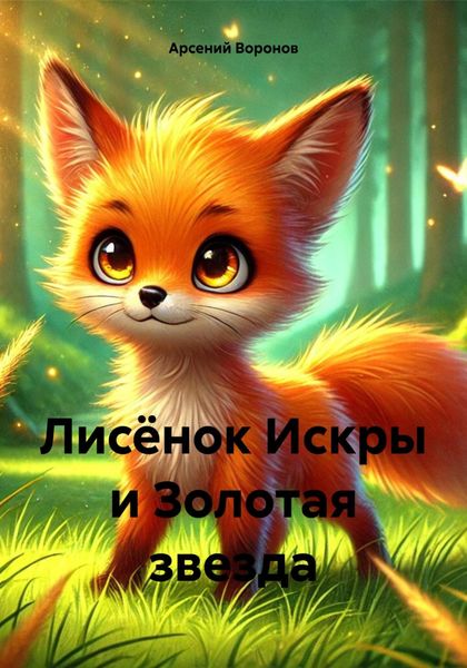 Обложка книги «Лисёнок Искры и Золотая звезда»