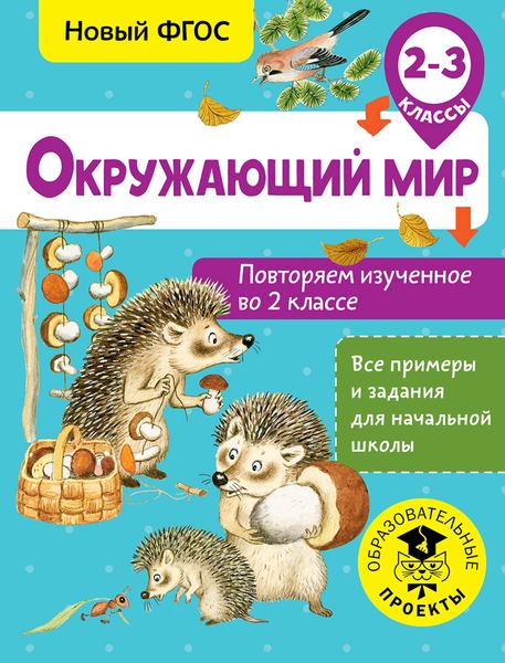 Обложка книги «Окружающий мир. Повторяем изученное во 2 классе. 2-3 класс»