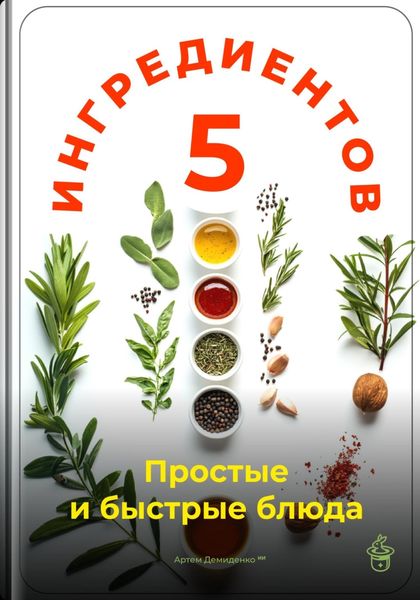 Обложка книги «5 ингредиентов: Простые и быстрые блюда»