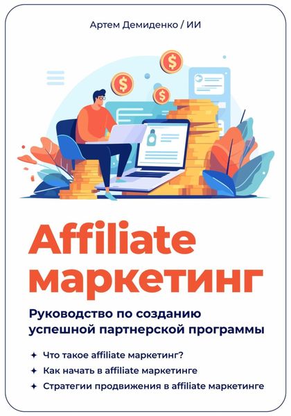 Обложка книги «Affiliate маркетинг: Руководство по созданию успешной партнерской программы»