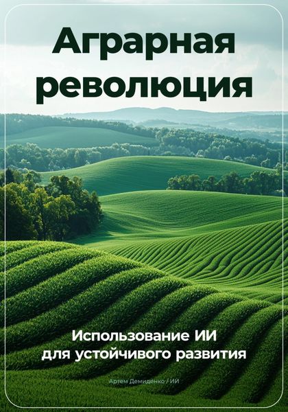 Обложка книги «Аграрная революция: Использование ИИ для устойчивого развития»