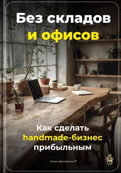 Обложка книги  «Без складов и офисов: Как сделать handmade-бизнес прибыльным»