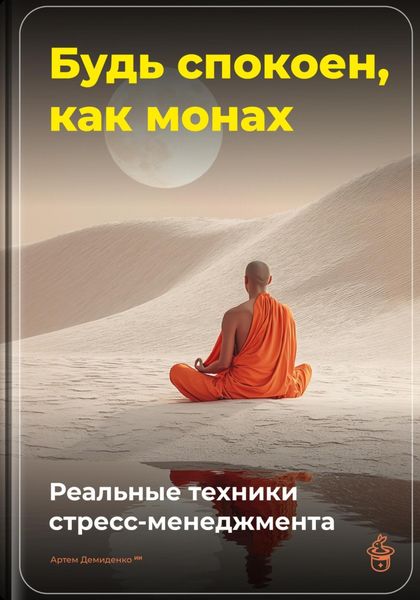 Обложка книги  «Будь спокоен, как монах: Реальные техники стресс-менеджмента»