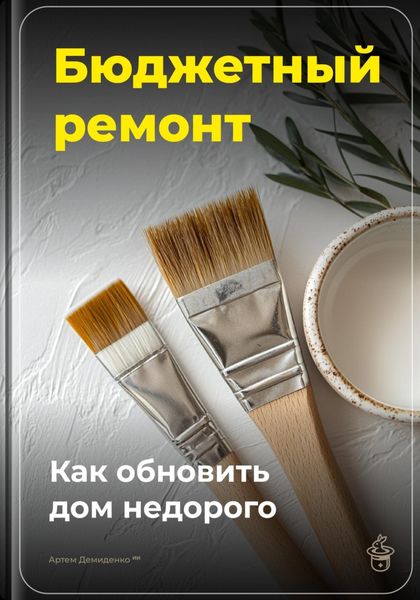 Обложка книги  «Бюджетный ремонт: Как обновить дом недорого»