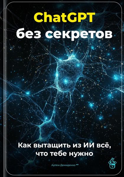 Обложка книги  «ChatGPT без секретов: Как вытащить из ИИ всё, что тебе нужно»