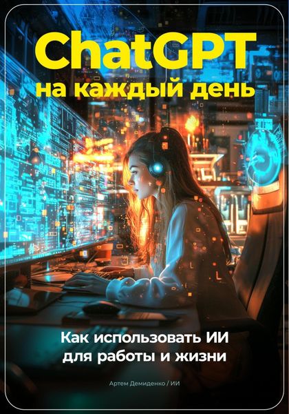 Обложка книги  «ChatGPT на каждый день: Как использовать ИИ для работы и жизни»