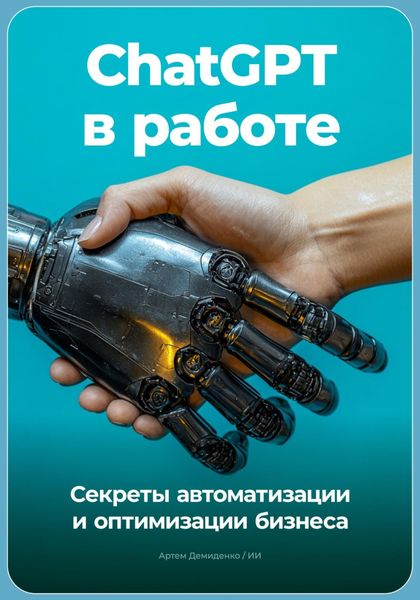 Обложка книги  «ChatGPT в работе: Секреты автоматизации и оптимизации бизнеса»