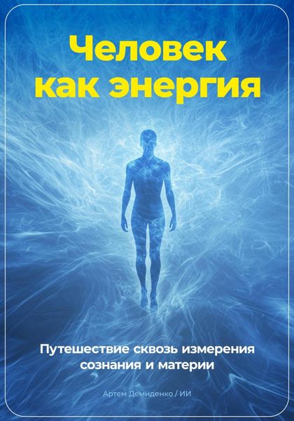 Обложка книги  «Человек как энергия: Путешествие сквозь измерения сознания и материи»