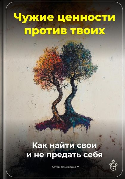 Обложка книги  «Чужие ценности против твоих: Как найти свои и не предать себя»