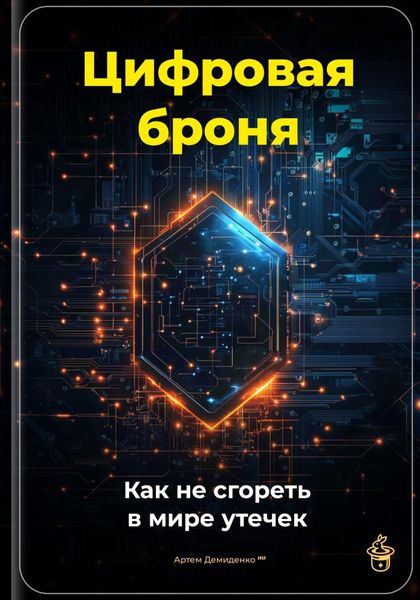 Обложка книги «Цифровая броня: Как не сгореть в мире утечек»