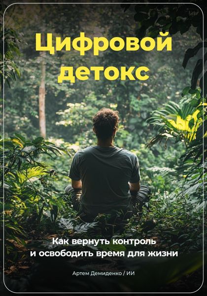 Обложка книги  «Цифровой Детокс: Как вернуть контроль и освободить время для жизни»