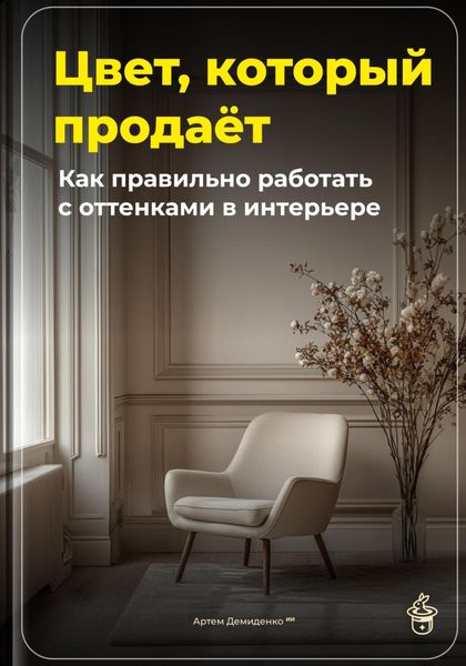 Обложка книги  «Цвет, который продаёт: Как правильно работать с оттенками в интерьере»