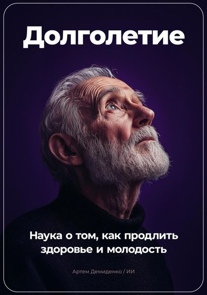 Обложка книги  «Долголетие: Наука о том, как продлить здоровье и молодость»