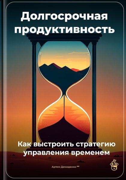 Обложка книги  «Долгосрочная продуктивность: Как выстроить стратегию управления временем»