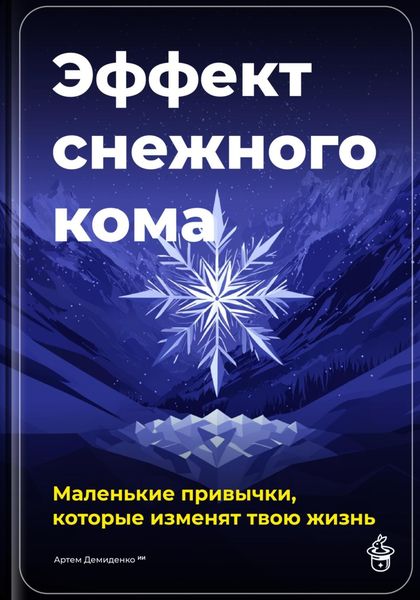 Обложка книги  «Эффект снежного кома: Маленькие привычки, которые изменят твою жизнь»