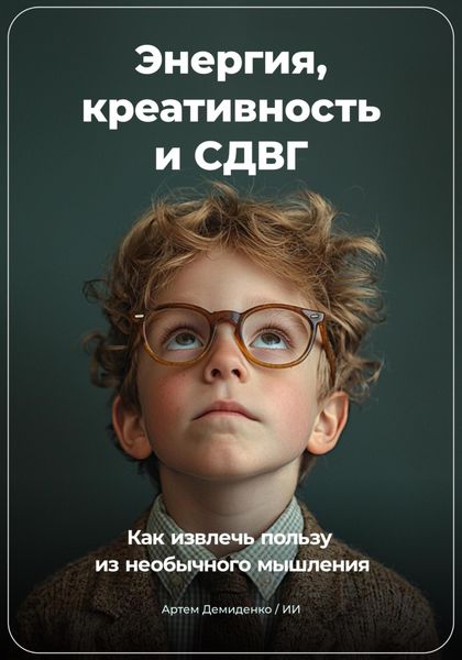 Обложка книги  «Энергия, Креативность и СДВГ: Как Извлечь Пользу из Необычного Мышления»