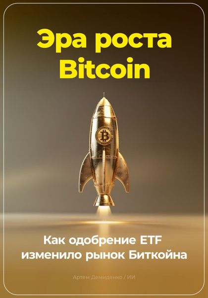 Обложка книги  «Эра роста Bitcoin: Как одобрение ETF изменило рынок Биткойна»