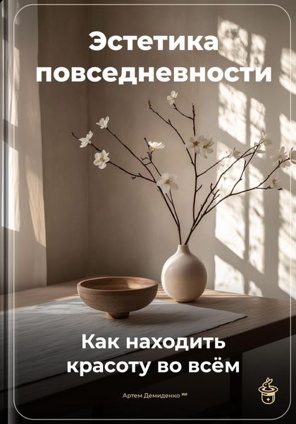 Обложка книги  «Эстетика повседневности: Как находить красоту во всём»