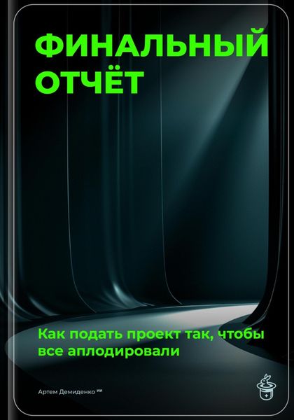 Обложка книги  «Финальный отчёт: Как подать проект так, чтобы все аплодировали»