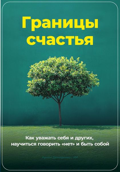 Обложка книги  «Границы счастья: Как уважать себя и других, научиться говорить «нет» и быть собой»
