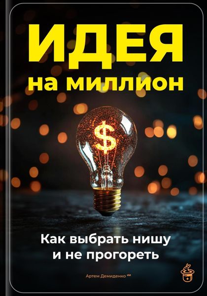 Обложка книги  «Идея на миллион: Как выбрать нишу и не прогореть»