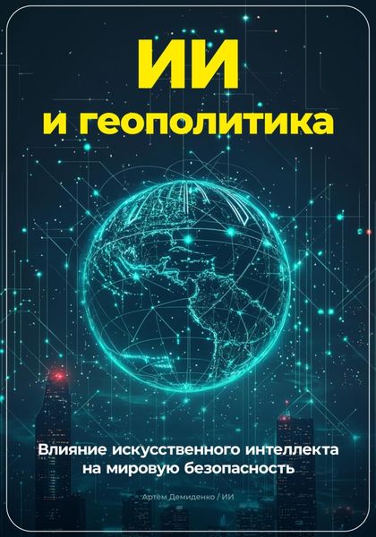 Обложка книги  «ИИ и геополитика: Влияние искусственного интеллекта на мировую безопасность»