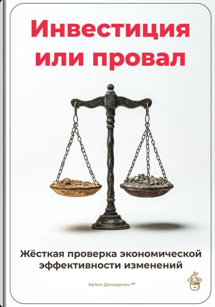 Обложка книги  «Инвестиция или провал: Жёсткая проверка экономической эффективности изменений»